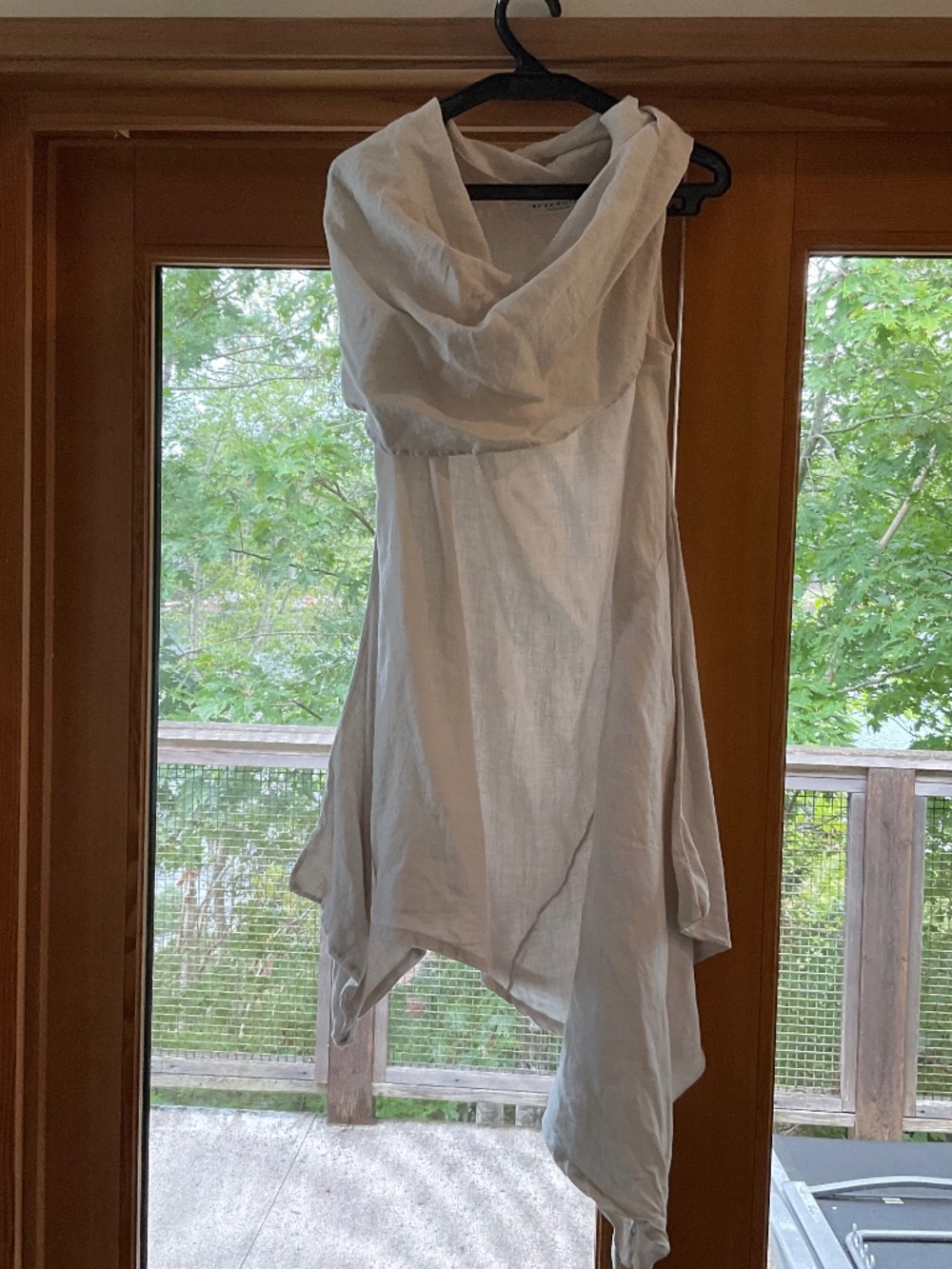 Bryn walker linen tunic XS in natural color
